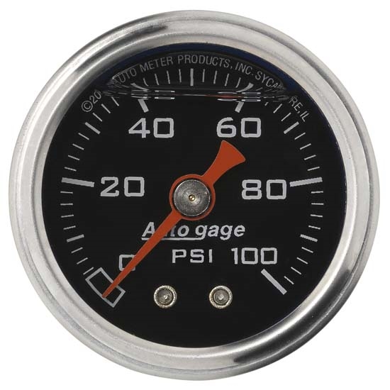 Auto Meter Fuel Pressure Gauge 0-100