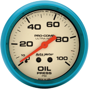 AutoMeter Ultra-Night Oil PSI Gauge