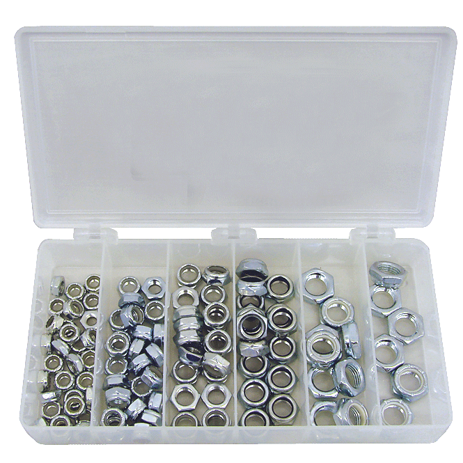 SpeedMart Steel 1/2 Nut kit-105 Pc