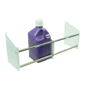 Trailer Wall Mount 4 Fuel Jug Racks