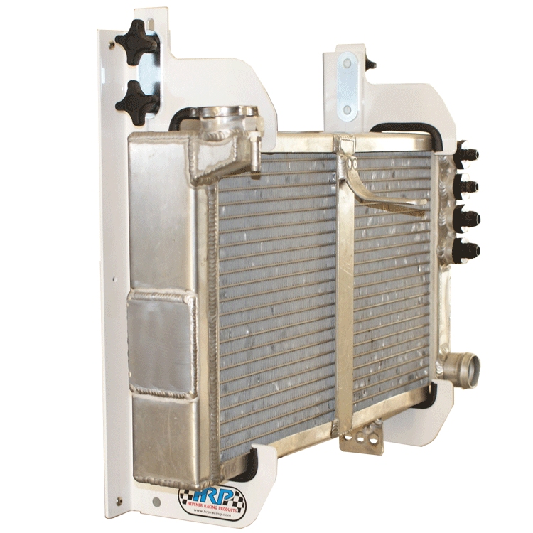 Allstar Performance Radiator Wall Mount - 29 Inch Aluminum Brackets For Trailer Transport