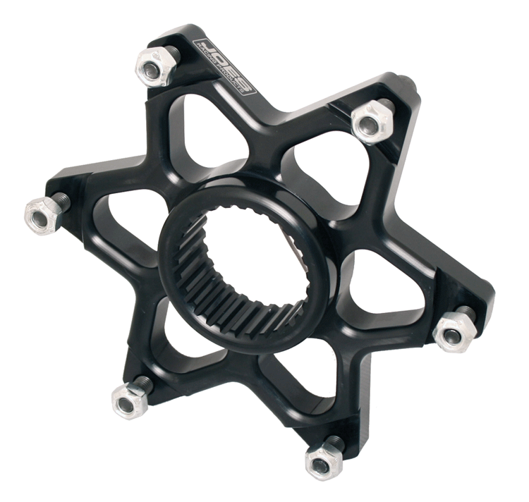 JOES Black Micro Sprocket Hub