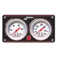 Economy Black Gauge Panel W/ WT/OP Light