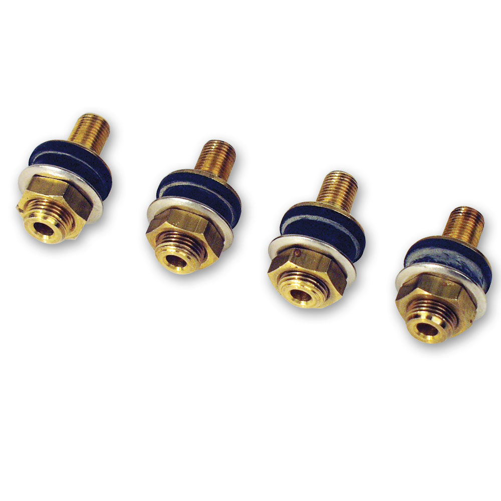 Brass Low Pro Valve Stems 4pk