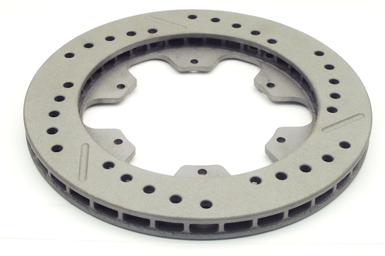 Drilled Rotor for Red Devil Featherlite System
