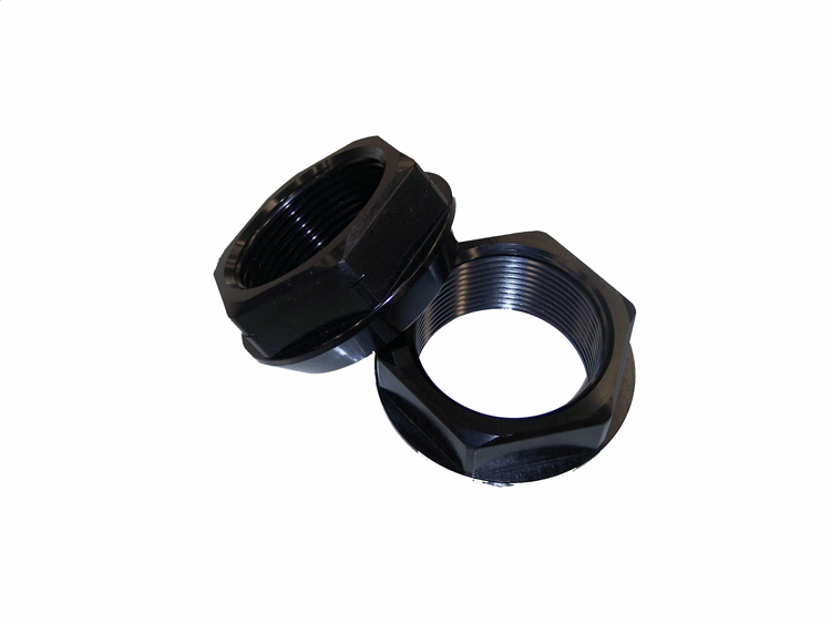 Winters Anodized Black Axle Nuts