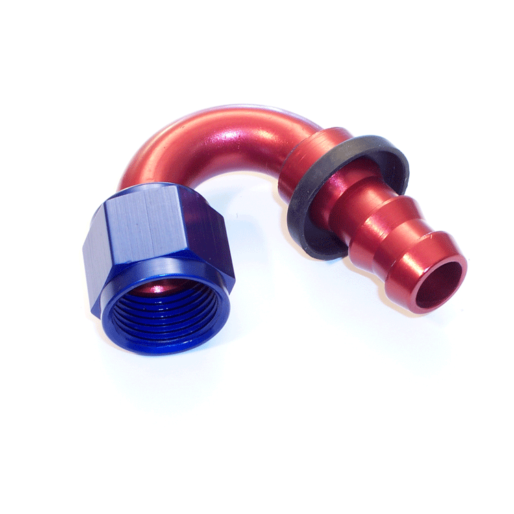 XRP Alum 150 Degree Push On Fittings
