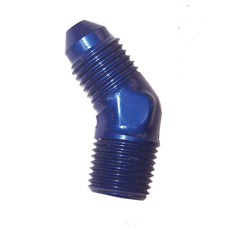 XRP 45 Degree Male Flare to NPT Pipe Fittings